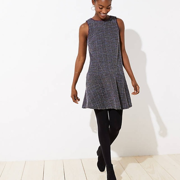 LOFT Dresses & Skirts - NWT LOFT Women's Tweed‎ Flippy Dress